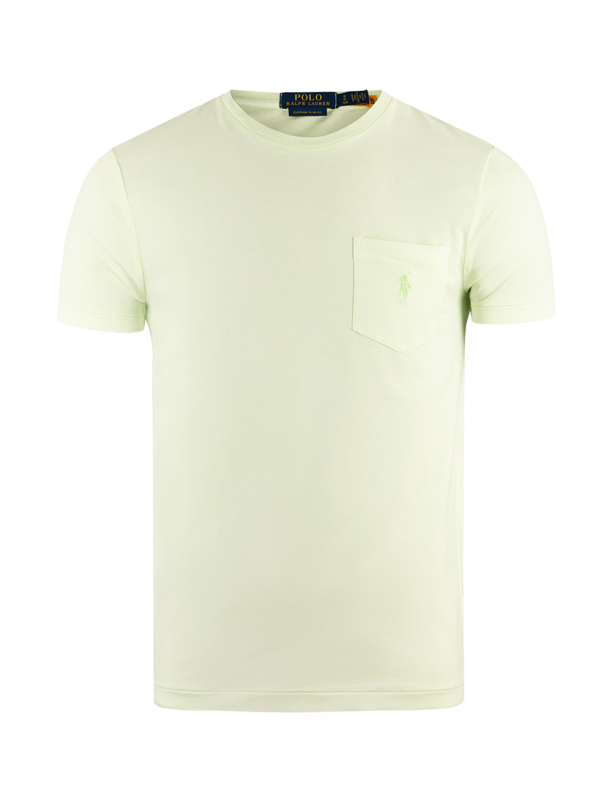 Custom Slim T-shirt Mineral Ljusgrön
