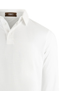 Långärmad Pikétröja Jersey Vit L