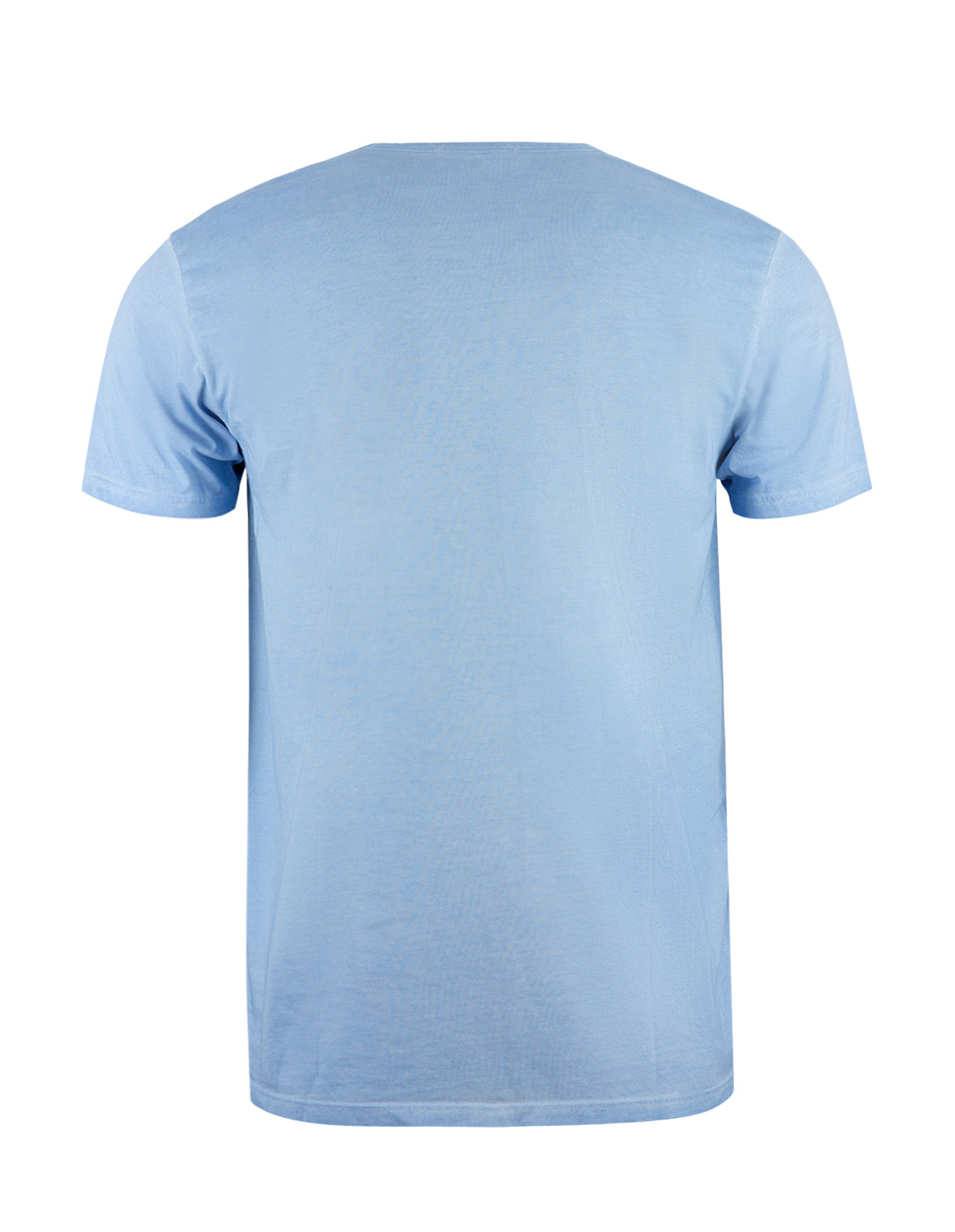 T-shirt Pimabomull Vintage Ljusblå XXL