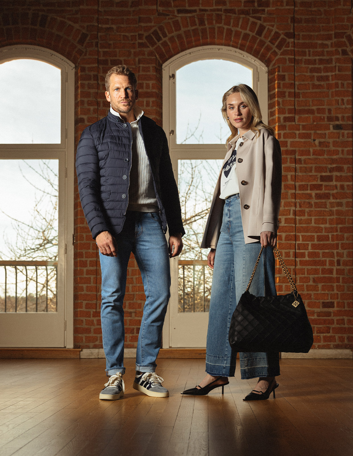 Agenda Jeans Ljusblå 40