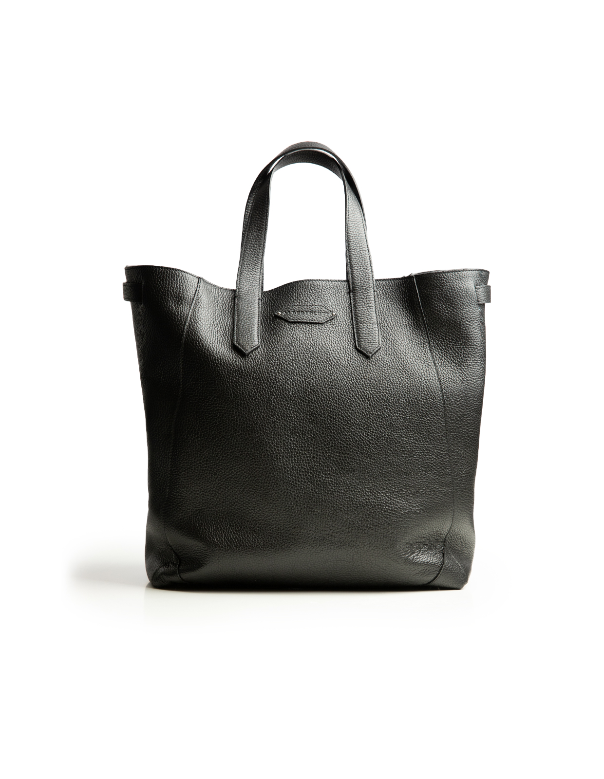 Tote Bag Präglat Läder Svart One Size