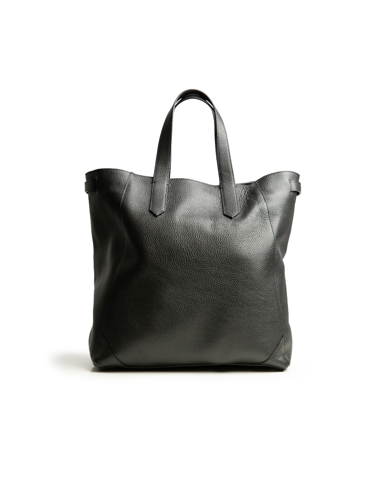 Tote Bag Präglat Läder Svart One Size