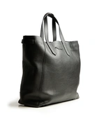 Tote Bag Präglat Läder Svart One Size