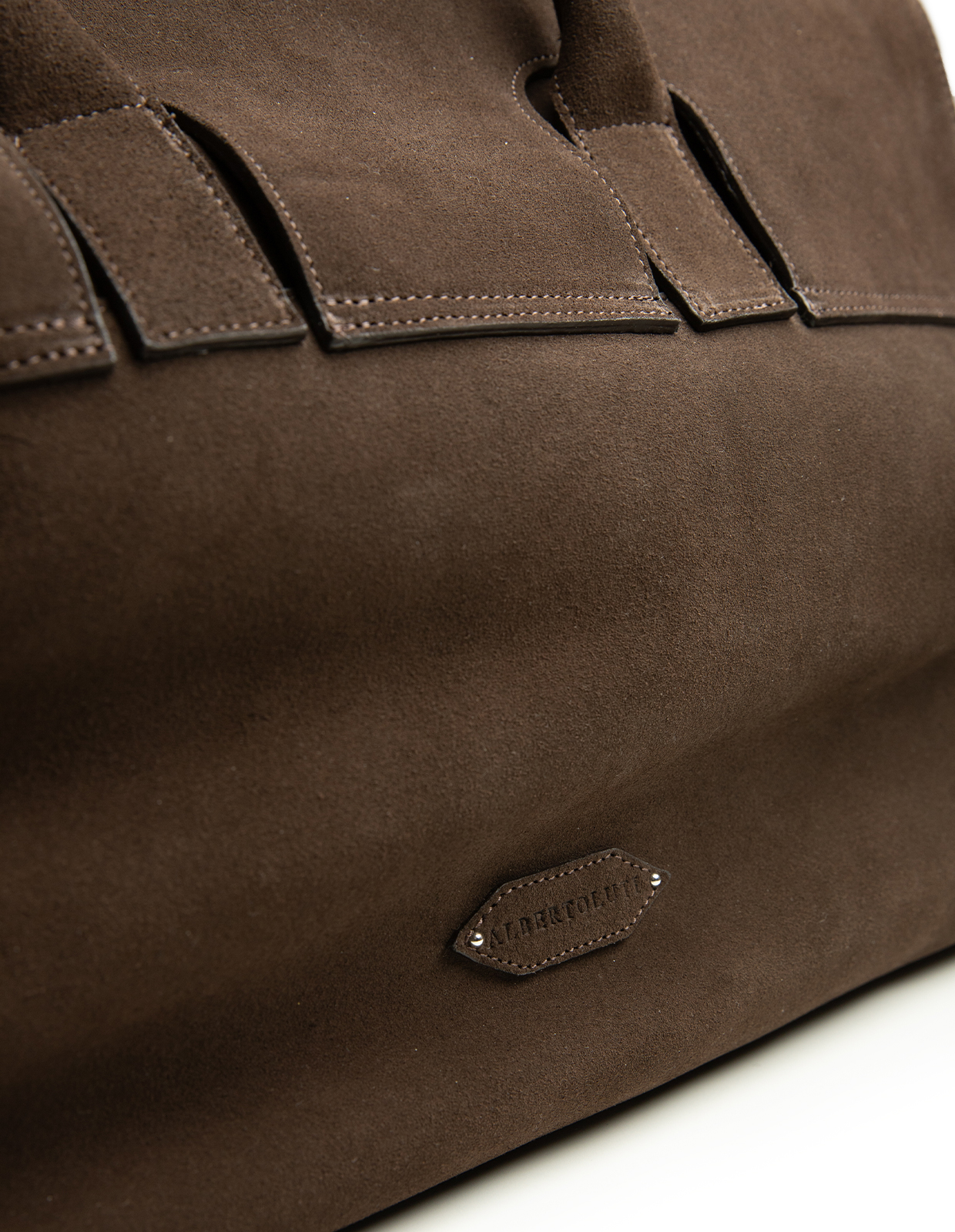 Väska Mocka Mörkbrun One Size