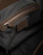 Väska Mocka Mörkbrun One Size