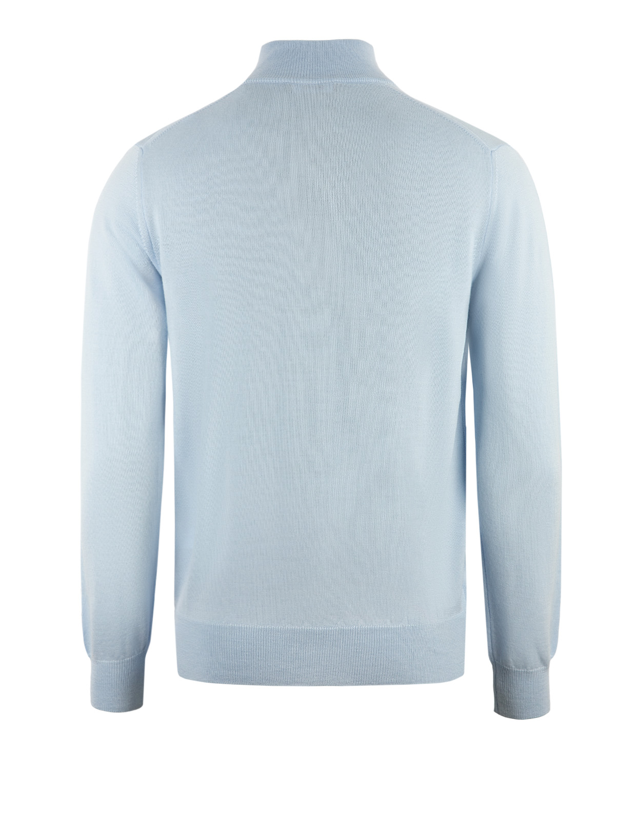 Half Zip Tröja Merinoull Ljusblå