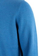 Rothwell Tröja V-ringad Bomull Cashmere Klarblå