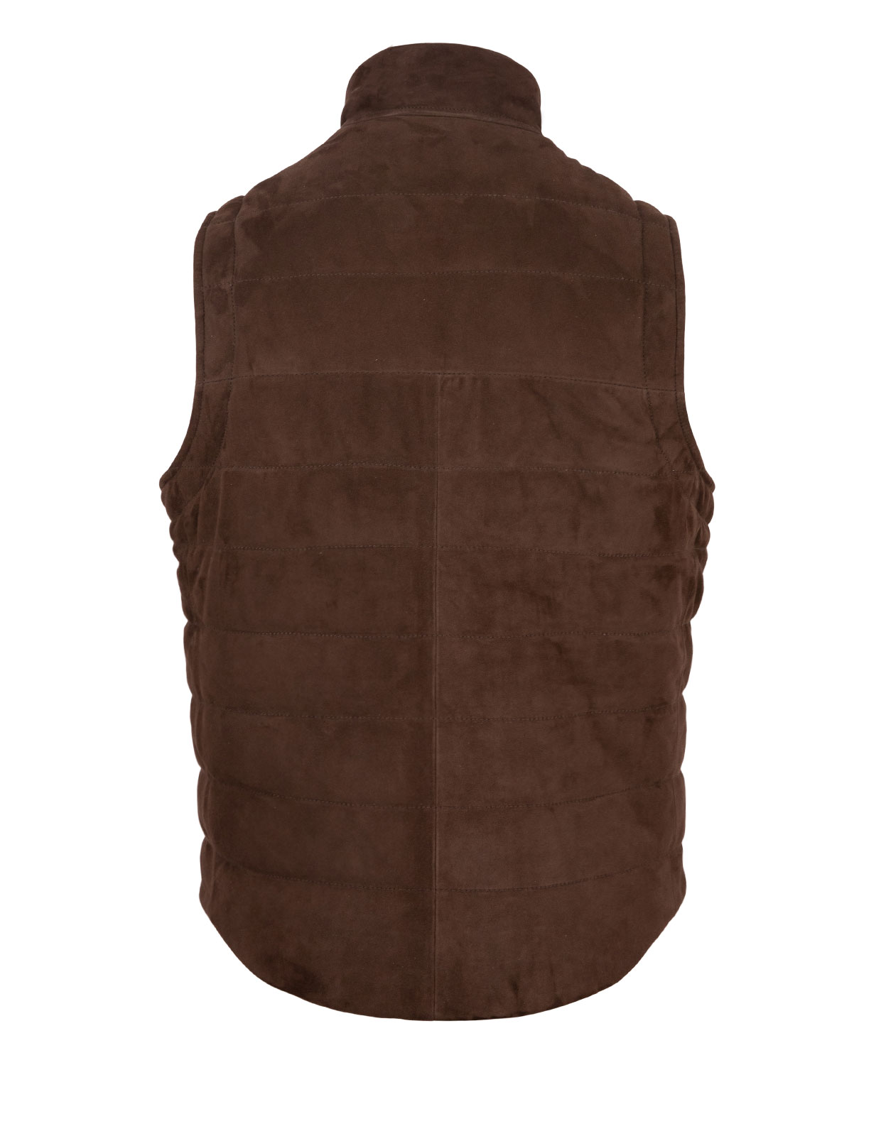 Suede Vest Padded Moro