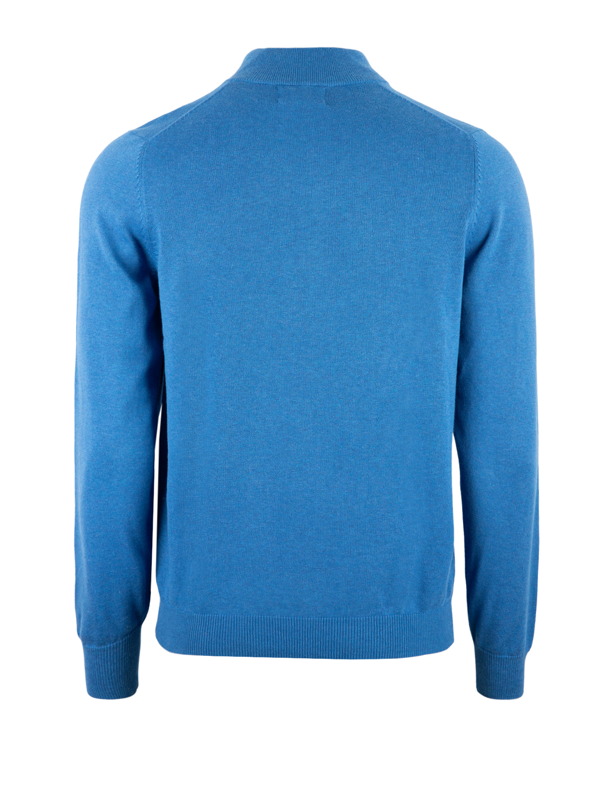 Selhurst Half Zip Bomull/Cashmere Klarblå