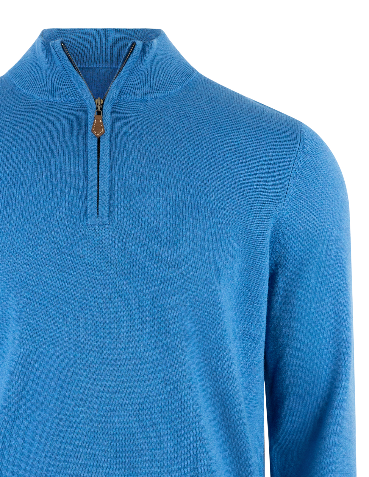Selhurst Half Zip Bomull/Cashmere Klarblå 54