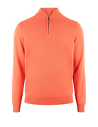 Selhurst Half Zip Bomull/Cashmere Hallonröd 52