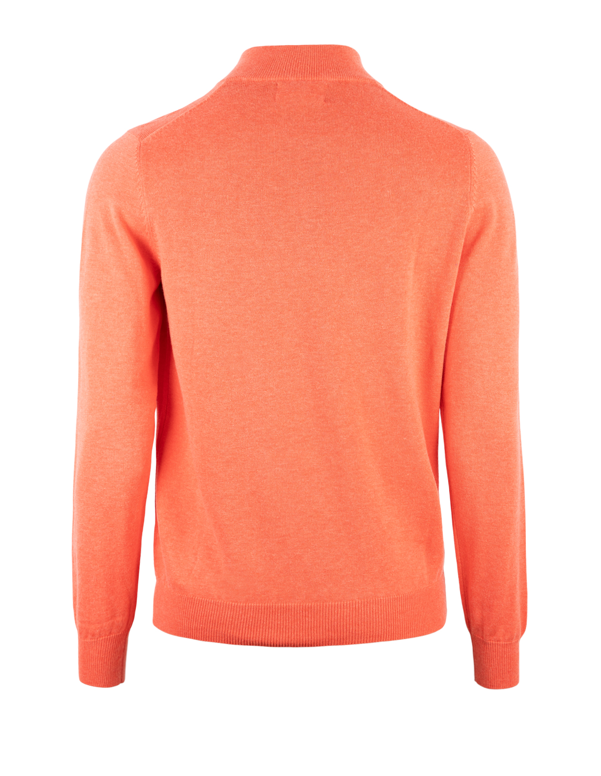 Selhurst Half Zip Bomull/Cashmere Hallonröd