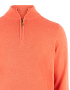 Selhurst Half Zip Bomull/Cashmere Hallonröd 52