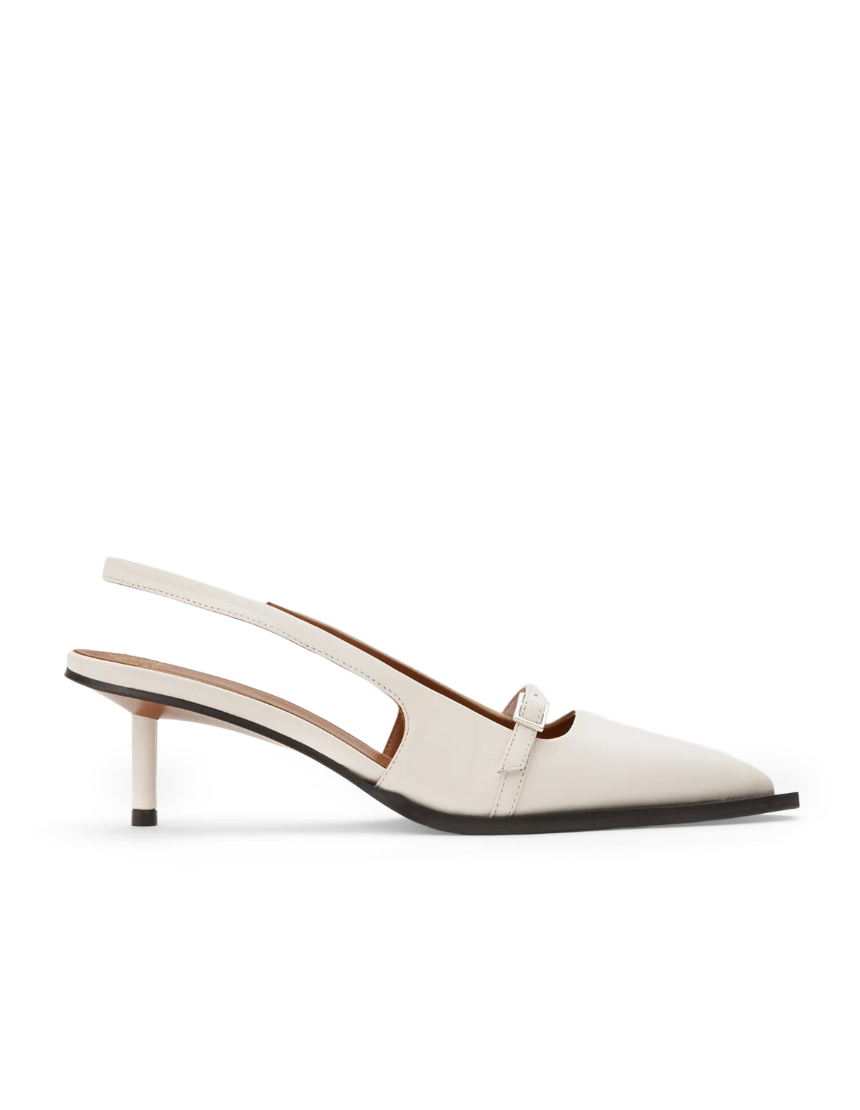 Mira Slingback Sko Vit