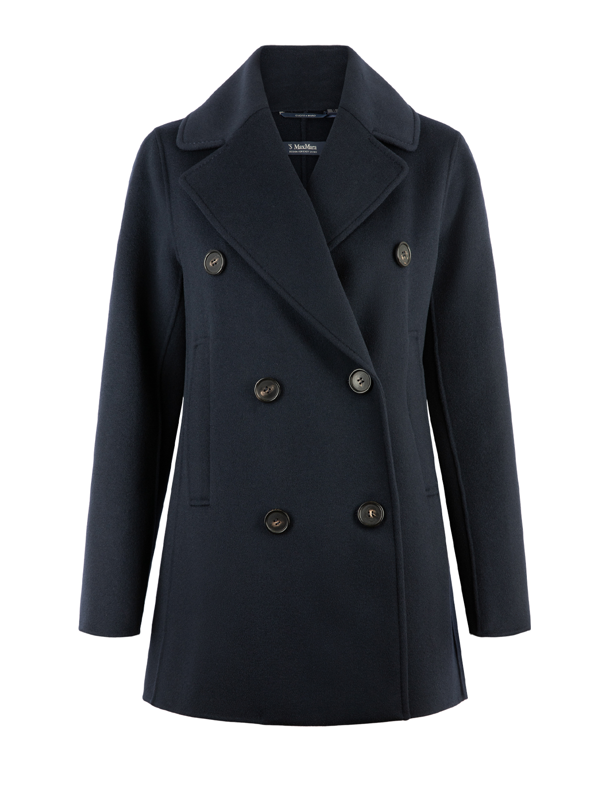 Caban Peacoat Ull Marinblå