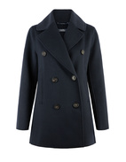 Caban Peacoat Ull Marinblå 38