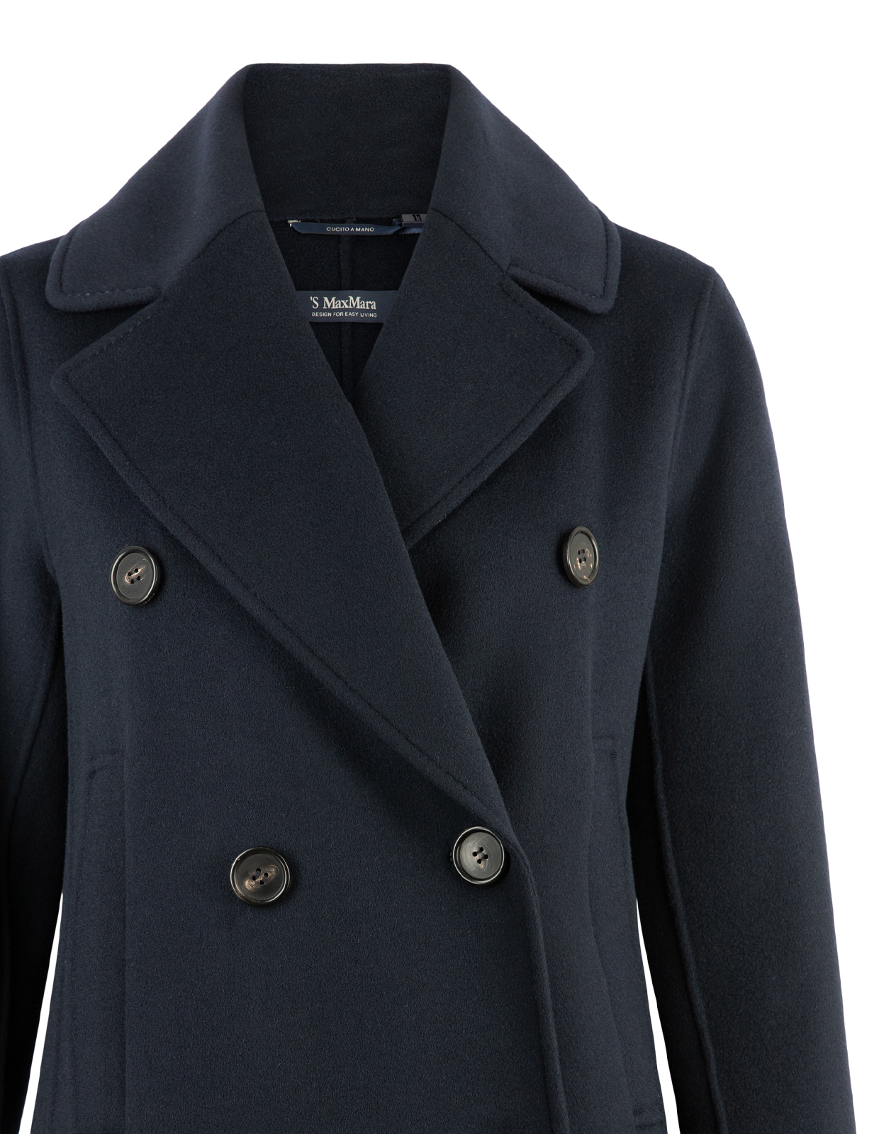 Caban Peacoat Ull Marinblå 38