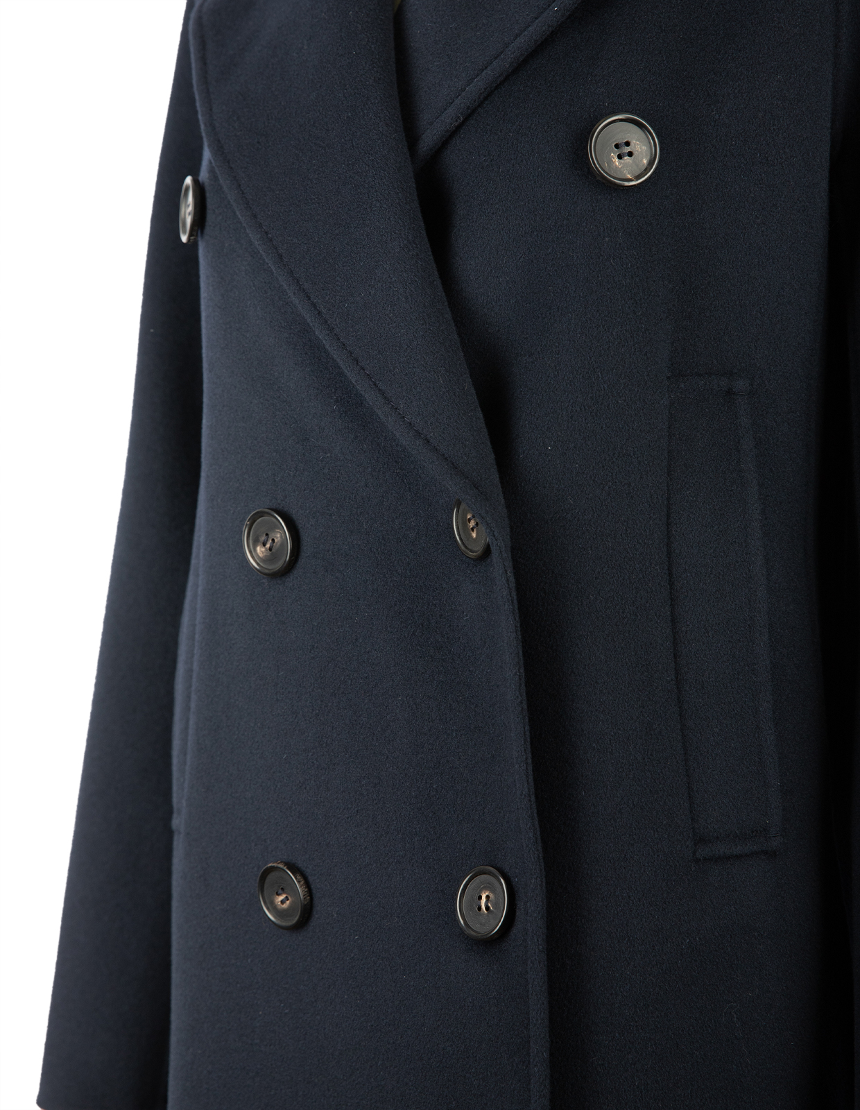 Caban Peacoat Ull Marinblå 38