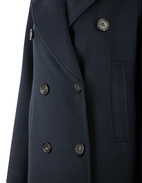 Caban Peacoat Ull Marinblå 38