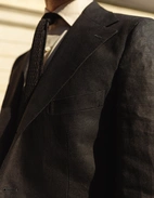 Sartorial Jacket Linne Svart