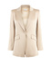 Cognac Kavaj Satin Guldbeige