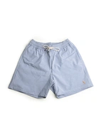 Seersucker Badbyxor Blå/Vit XL