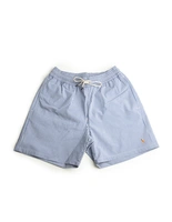 Seersucker Badbyxor Blå/Vit XL