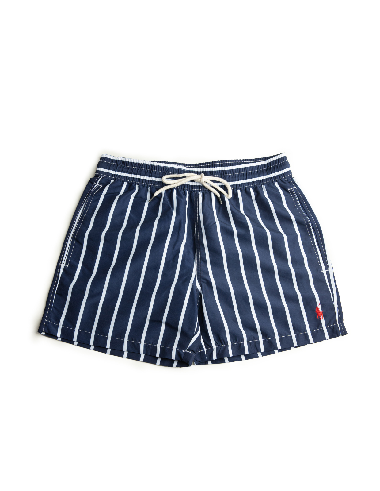 Traveler Badshorts Randiga Navy/Vit