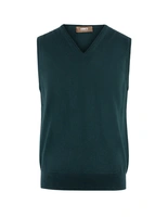 Slipover Merino Mörkgrön