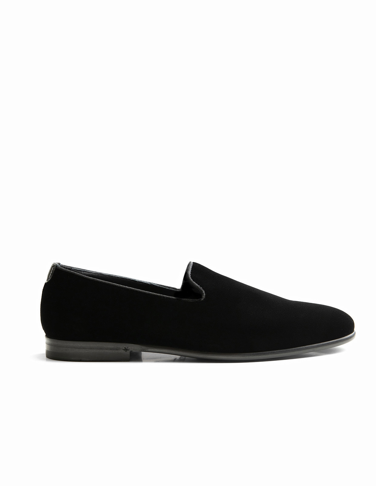 Loafer Sammet Svart