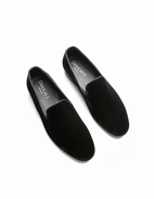Loafer Sammet Svart