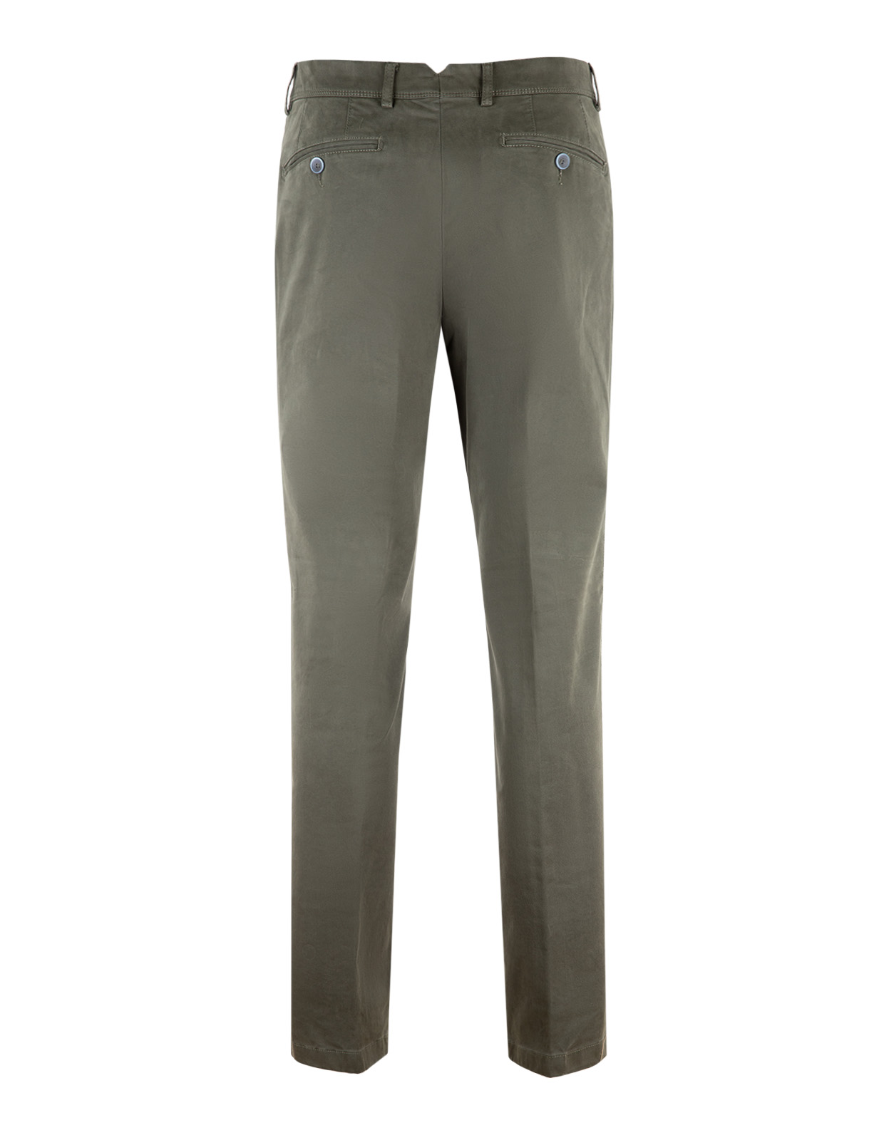 Regular Chinos Höst Bomull Stretch Olivgrön