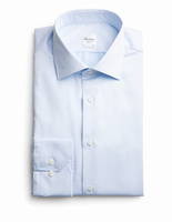 Regular Skjorta Twofold Bomull Ljusblå