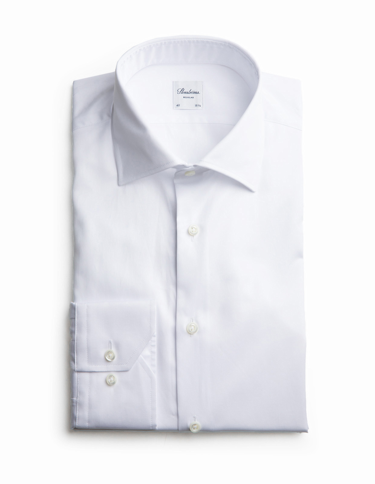 Regular XLÄ Skjorta Twofold Bomull Vit XLÄ41