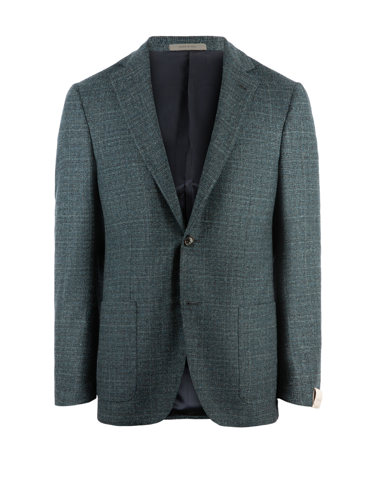 Drop7 Kavaj Ull Cashmere Petrol Blå