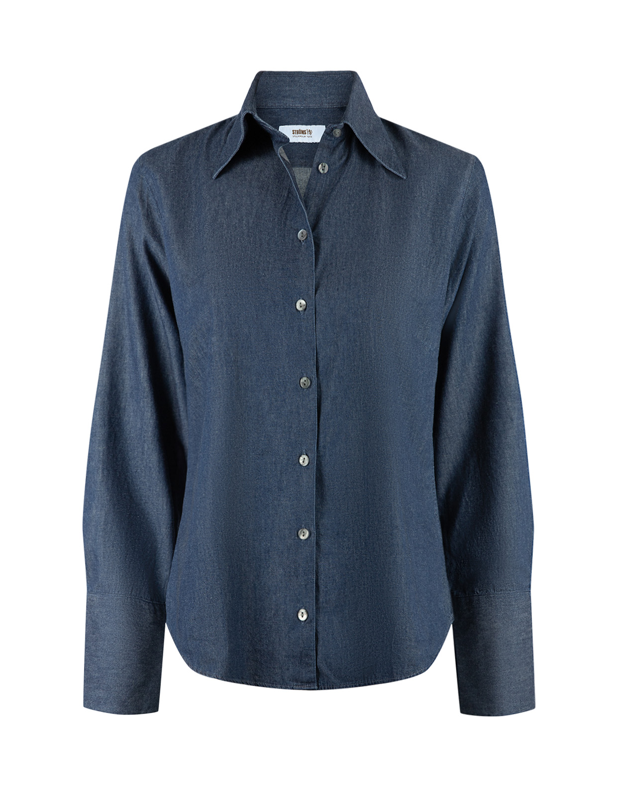 Molly Skjorta Denim Mörkblå