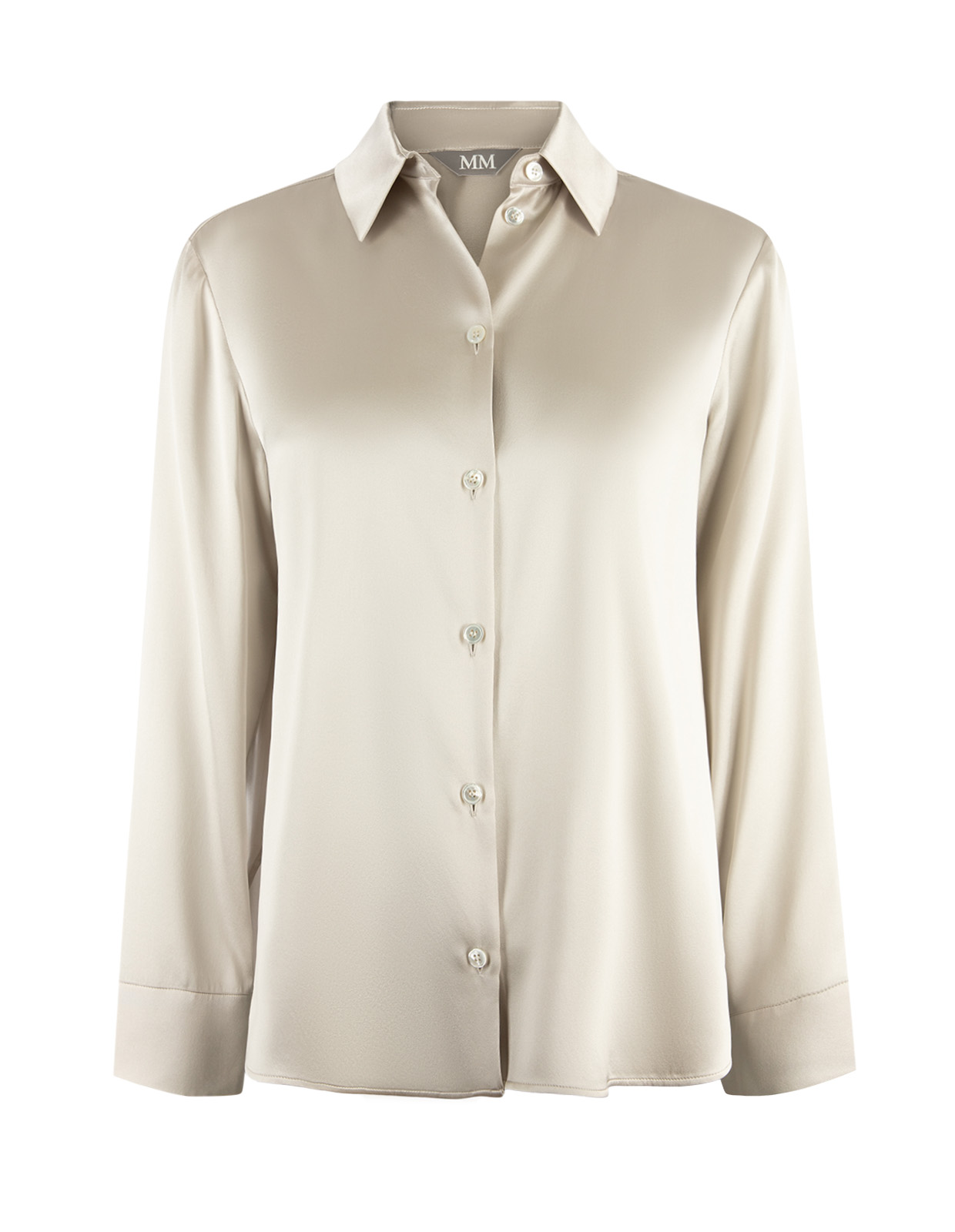 Emiro Blus Siden Ljusbeige