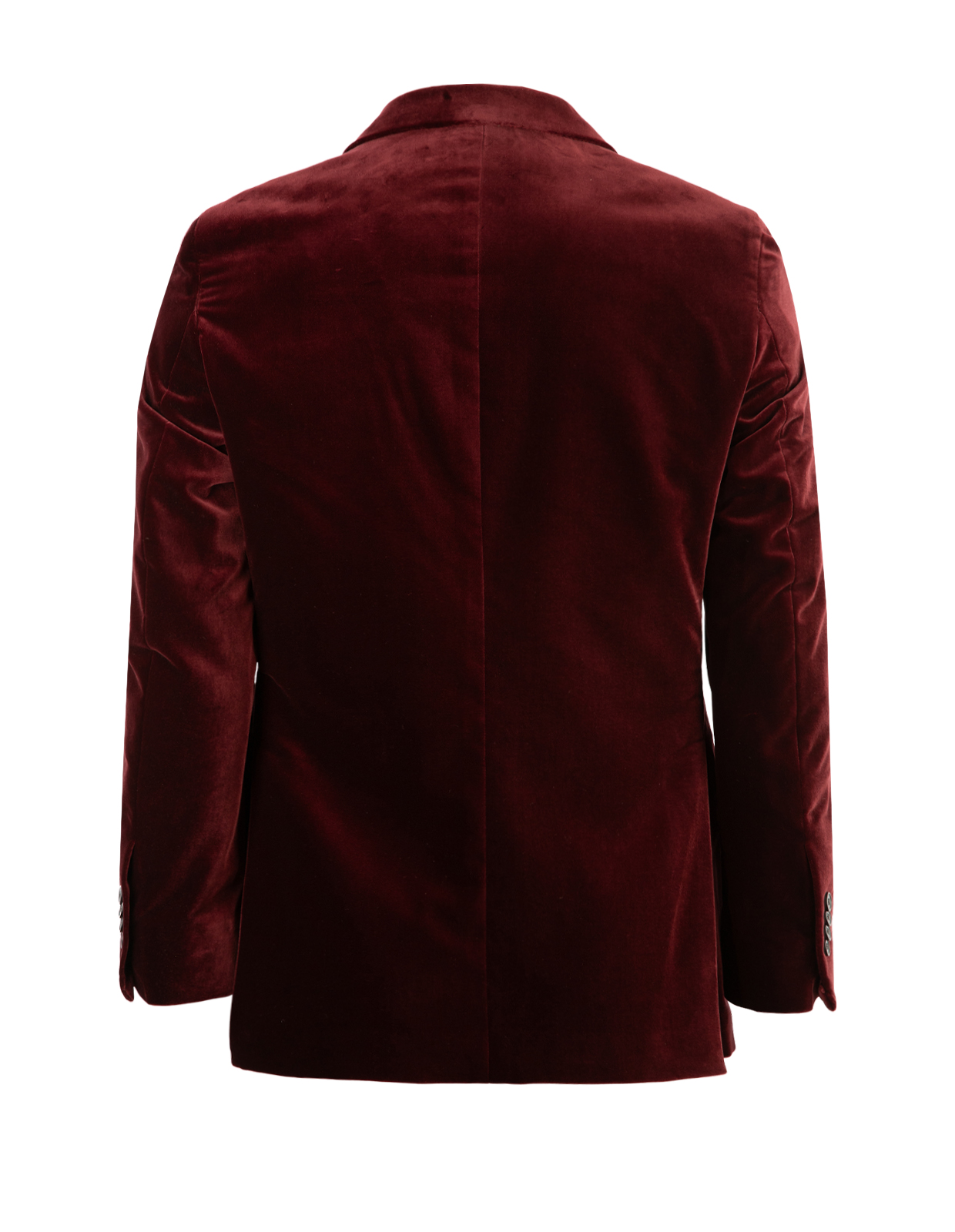 Firenze Kavaj Sammet Vinröd