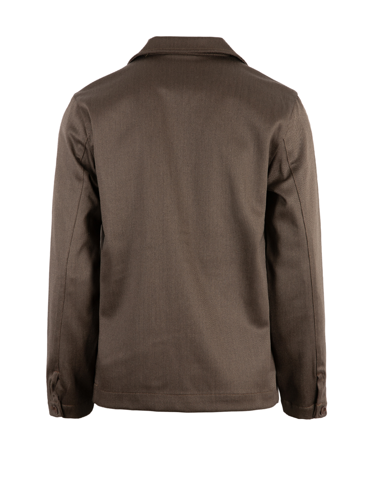 Nunzio Overshirt Cavalry Twill Brun