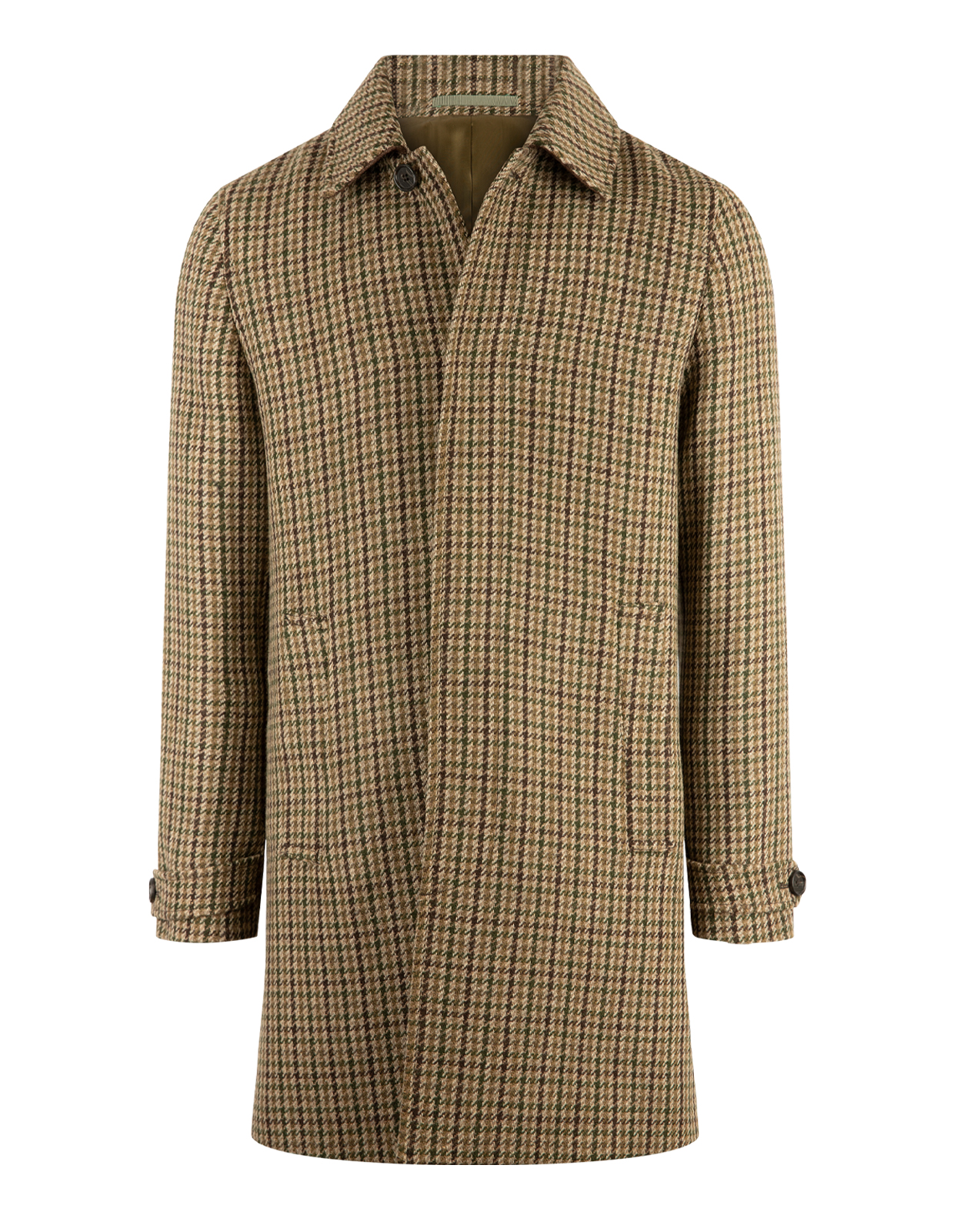 Cane Rock Tweed Hundtandmönstrad Olivgrön
