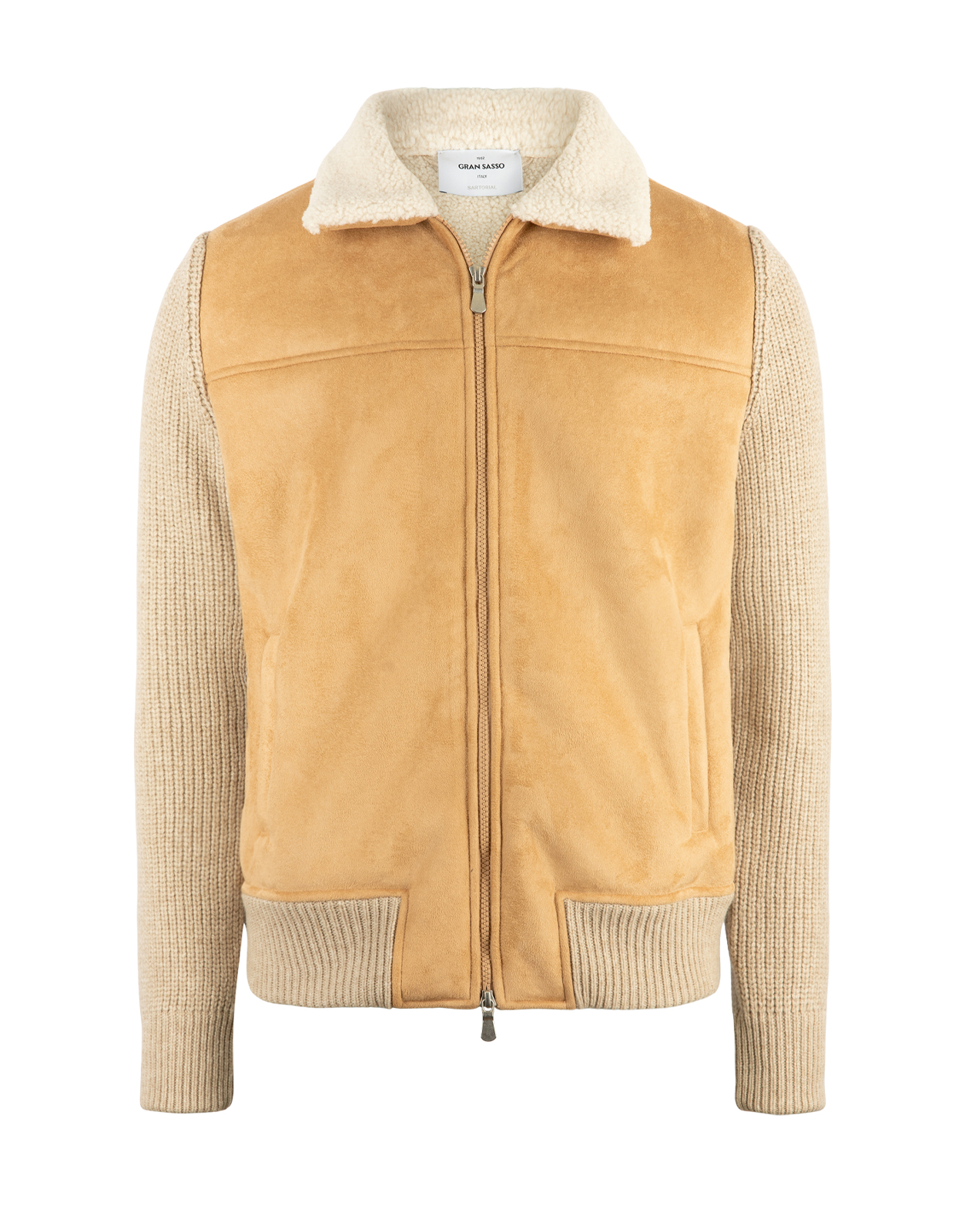 Jacka Ull Alcantara Teddy Beige/Brun