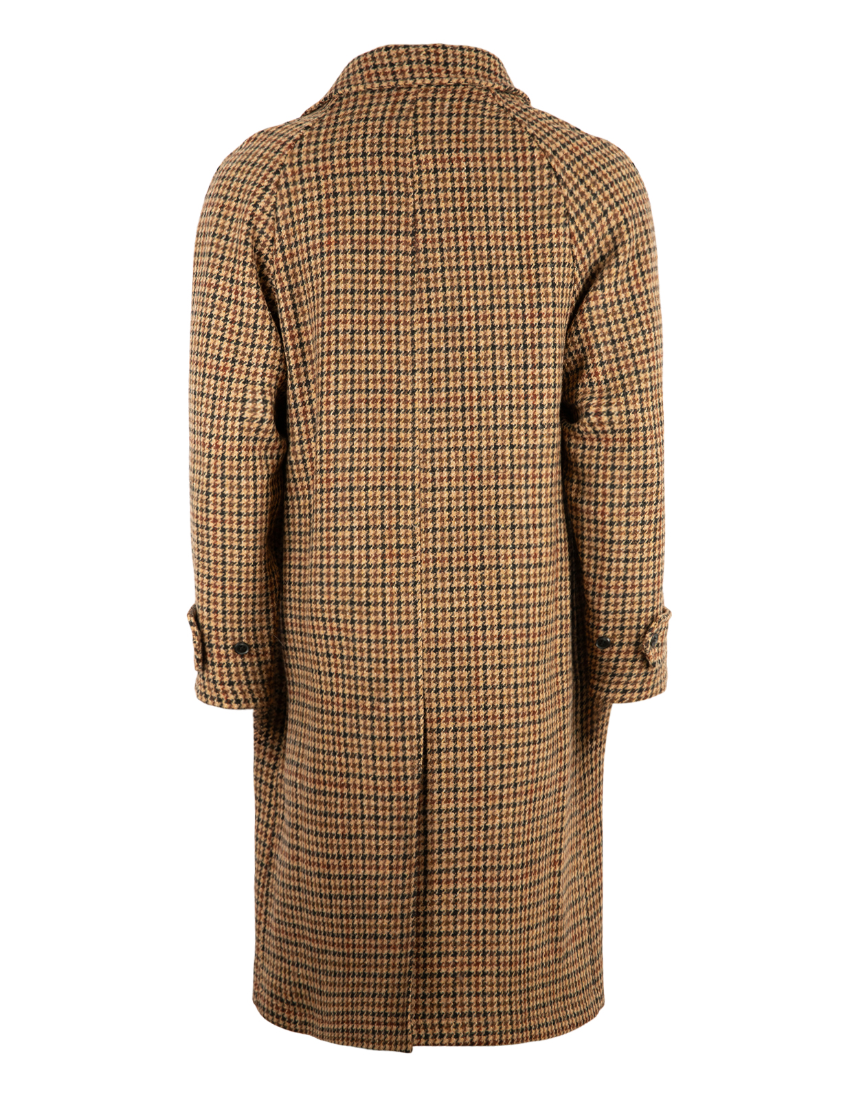Mac Raglan Rock Harris Tweed Brun