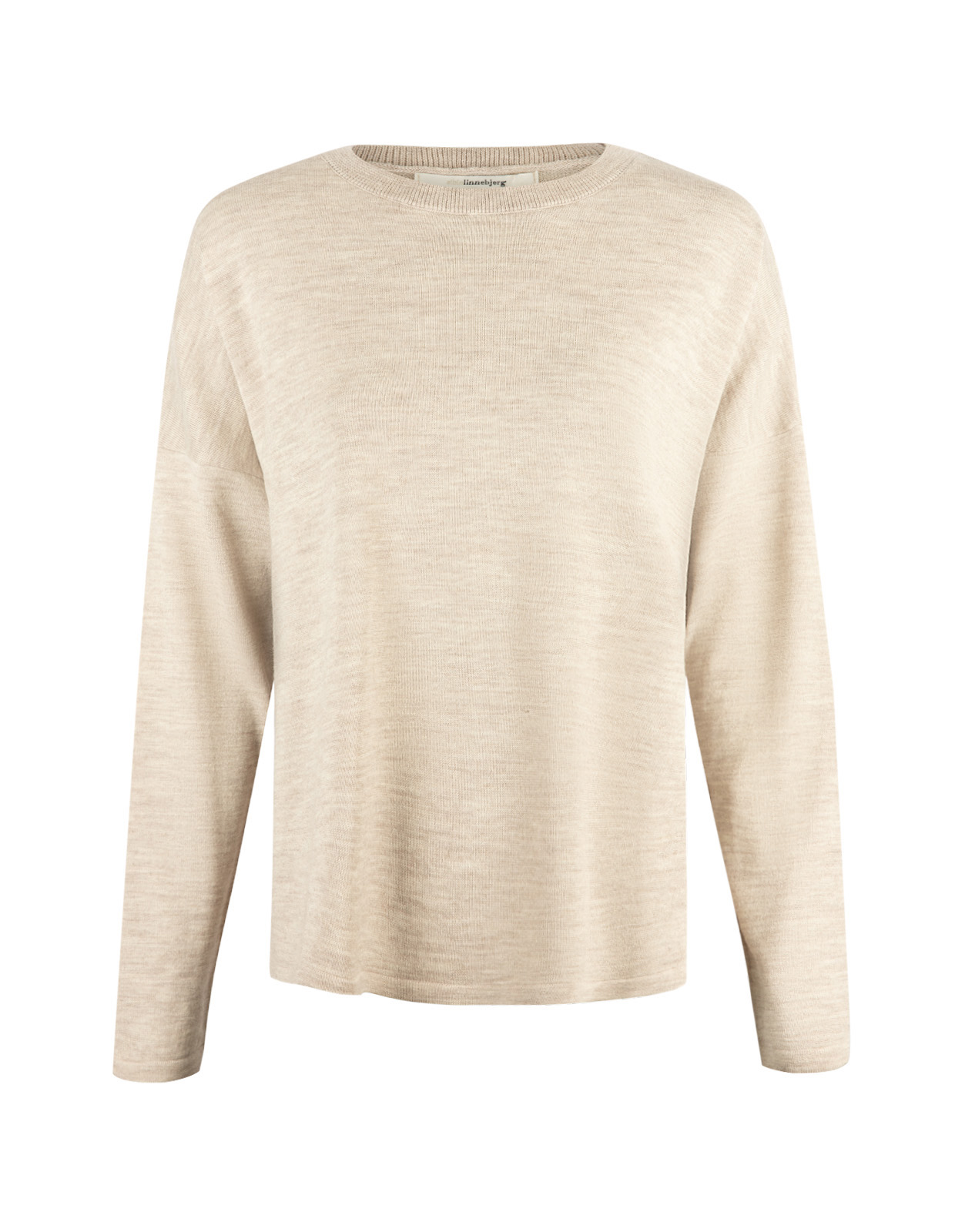 Alice Tröja Merinoull Ljusbeige