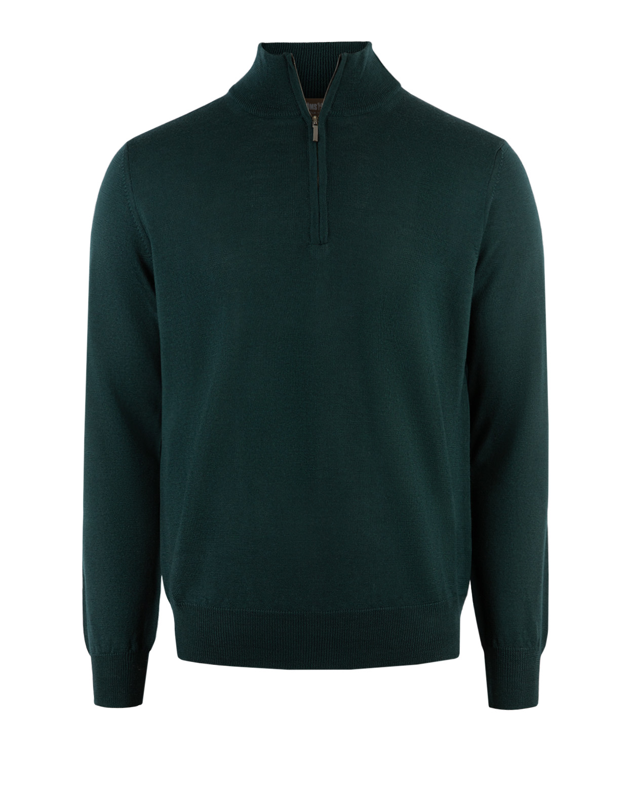 Half Zip Tröja Merinoull Mörkgrön