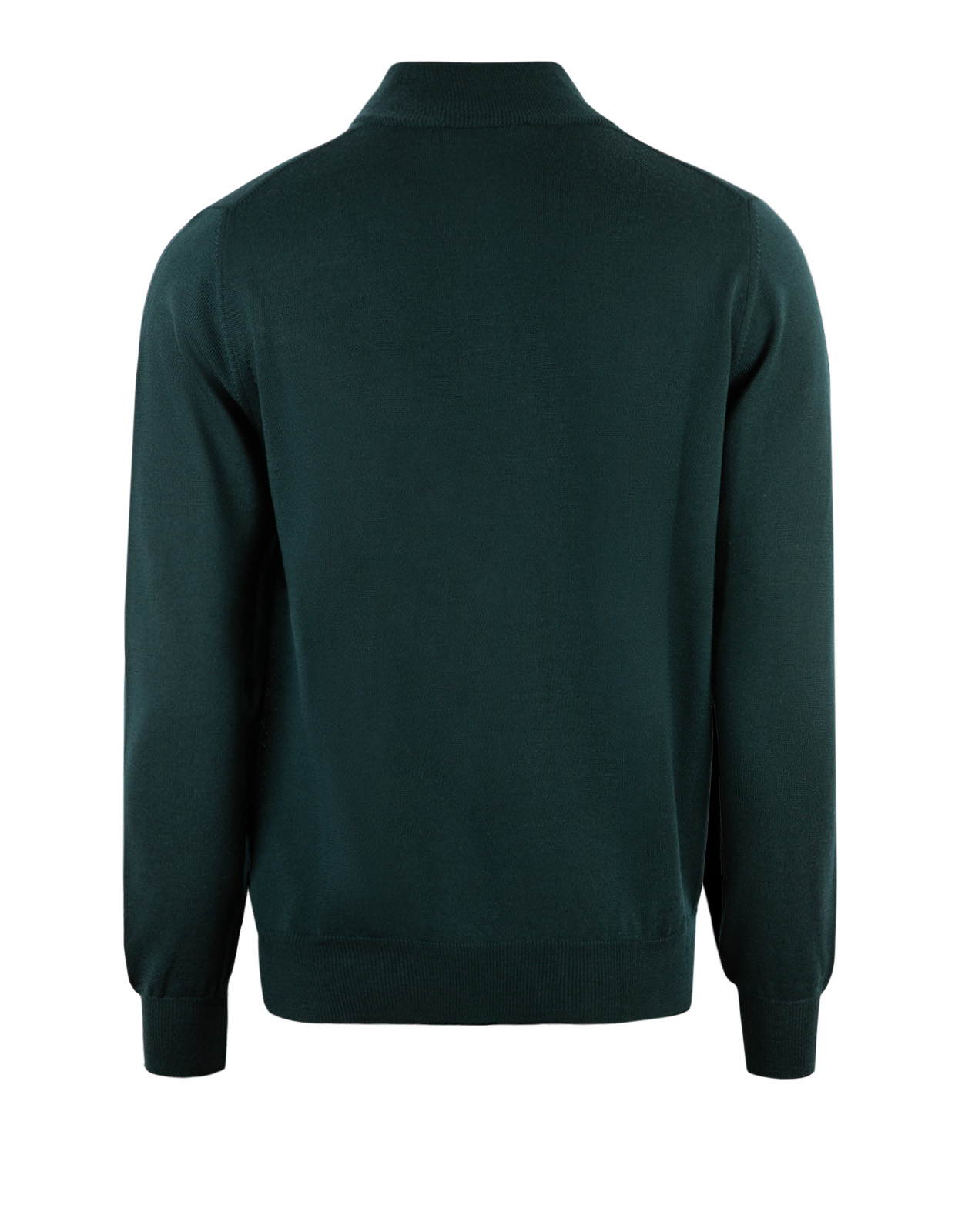 Half Zip Tröja Merinoull Mörkgrön