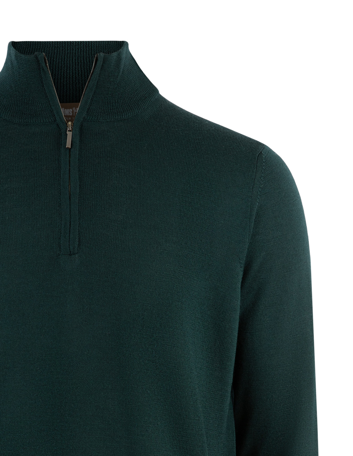 Half Zip Tröja Merinoull Mörkgrön