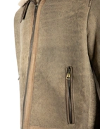 Pilot Shearling Jacka Vintage Grönbeige