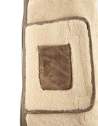 Pilot Shearling Jacka Vintage Grönbeige