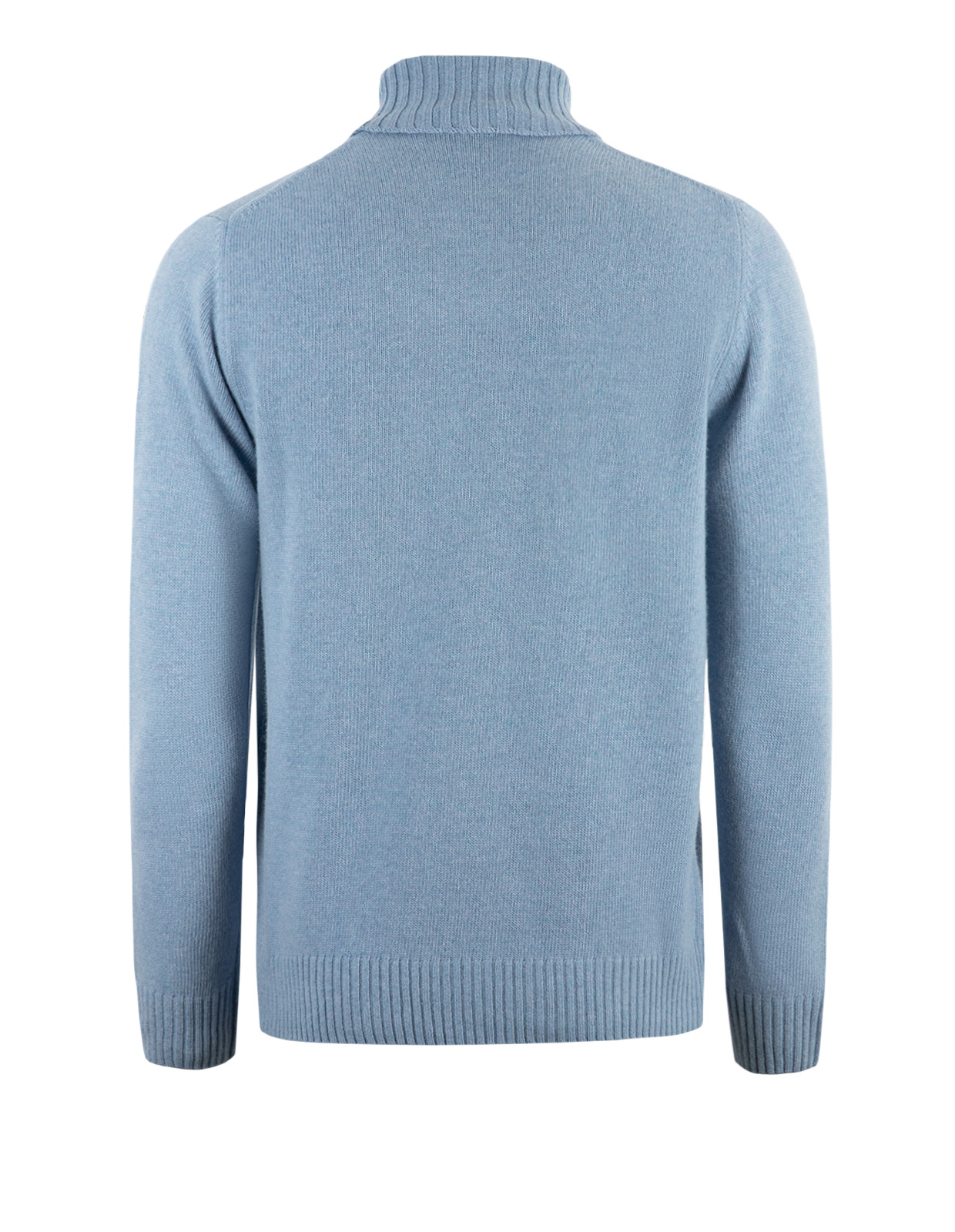 Polotröja Ull/Cashmere Ljusblå