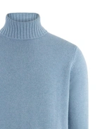 Polotröja Ull/Cashmere Ljusblå